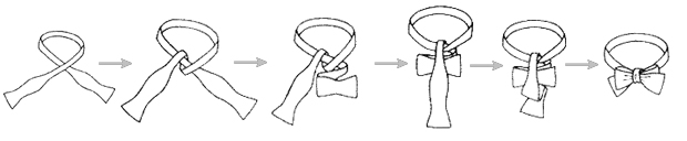 Галстучные узлы. Как завязывать галстук. Галстук-бабочка
