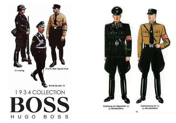 Одежда Hugo Boss для нацистской партии