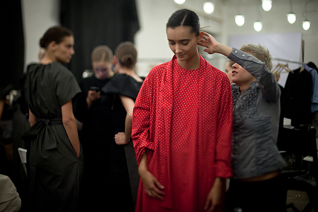 Nina Donis ss 2012. Backstage