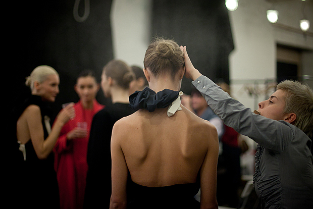 Nina Donis ss 2012. Backstage