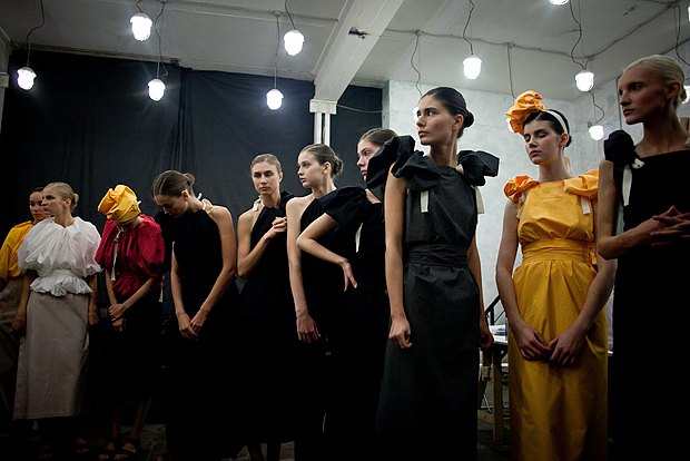 Nina Donis ss 2012. Backstage