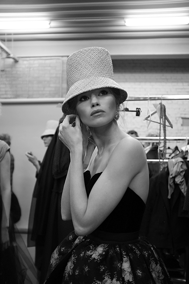 Ulyana Sergeenko ss 2012. Backstage