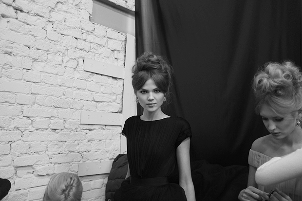 Backstage. Ulyana Sergeenko ss 2012