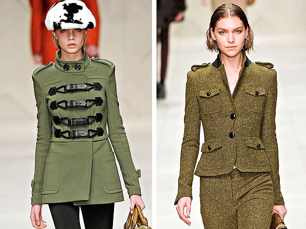 Тенденции моды 2012. Военные мотивы