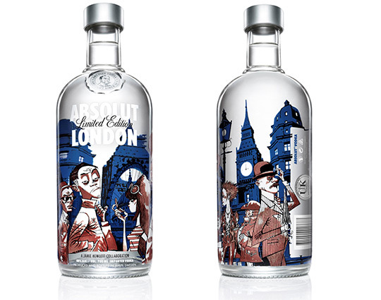 Новый дизайн водки Absolut. Новости водки: London Fashion Absolut