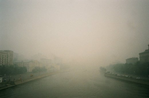 Москва. Смог