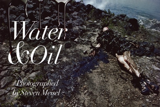 Water&Oil by Steven Meisel