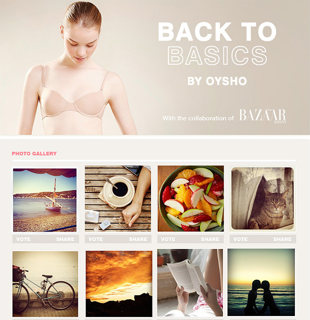 Конкурс Oysho и Instagram