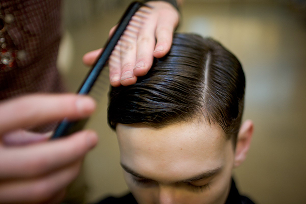 Style Files: мастер-класс по мужским прическам. Весна-лето 2011. Thom Browne Men