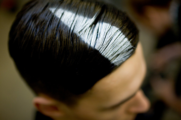 Style Files: мастер-класс по мужским прическам. Весна-лето 2011. Thom Browne Men