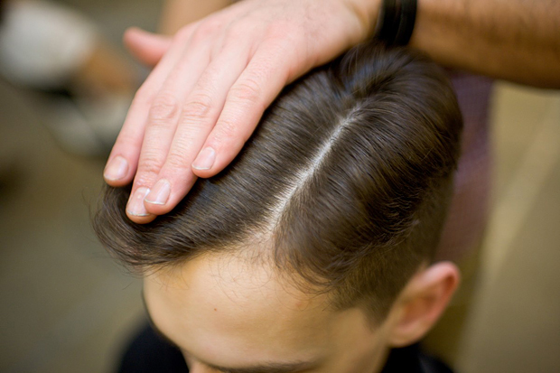 Style Files: мастер-класс по мужским прическам. Весна-лето 2011. Thom Browne Men