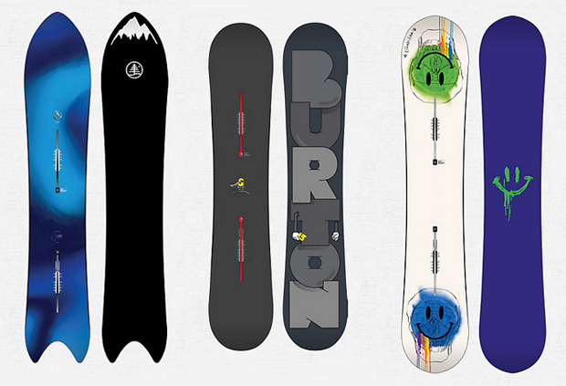новая коллекция досок Burton