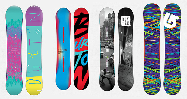 новая коллекция сноубордов Burton