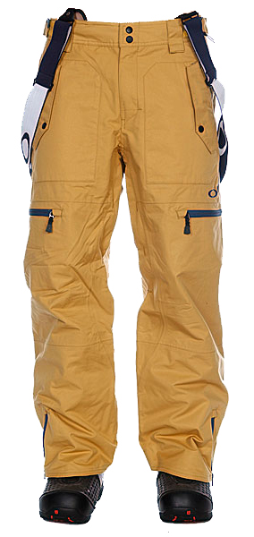 сноубордические брюки с подтяжками марки Oakley