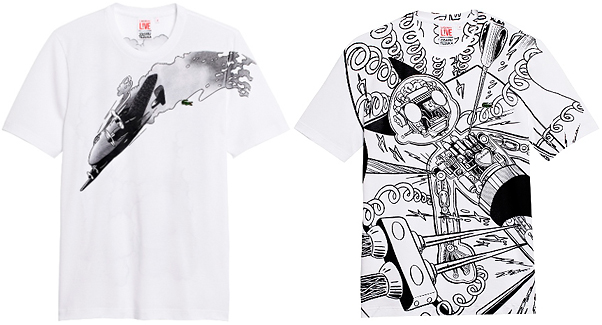футболки Lacoste L!VE & Tezuka