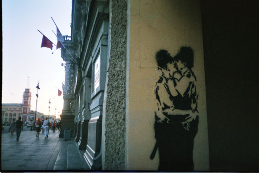 Banksy is in town. Санкт-Петербург