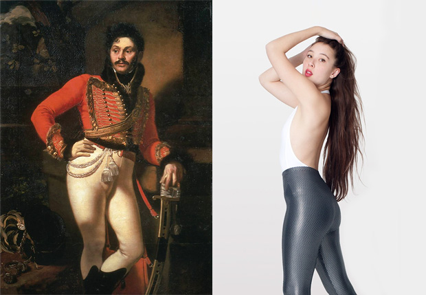 Леггинсы из кожи, которые носили в царской армии и женские леггинсы American Apparel