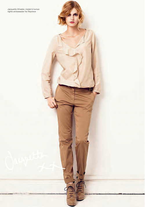 Блузка и брюки из коллекции женской одежды магазинов Olsen 2012