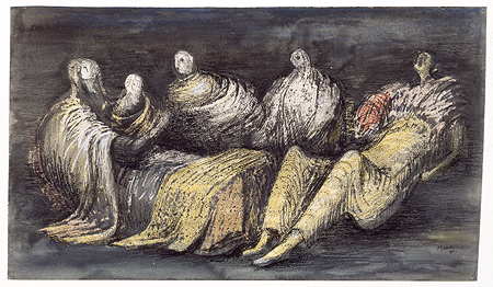 Выставка скульптура и рисунки Генри Мура в Эрмитаже