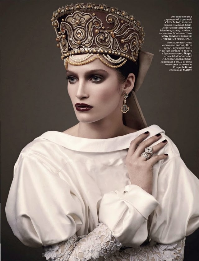 Cъемка для русского Vogue (апрель 2011), фото: Mariano Vivanco
