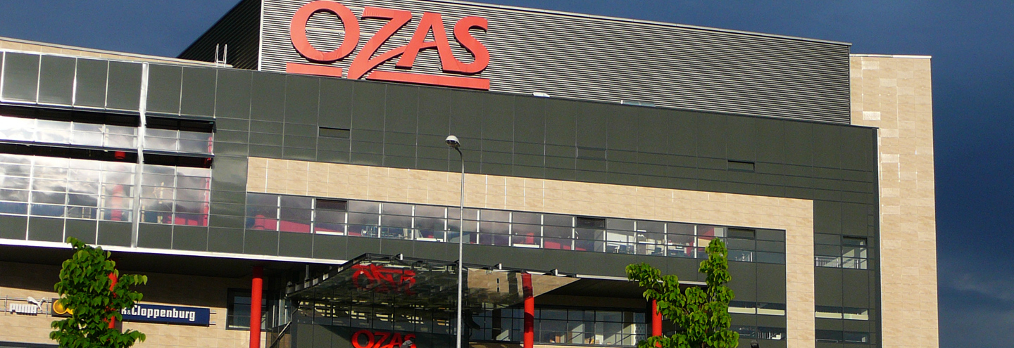 ТРЦ «Ozas» в Вильнюсе – адрес и магазины