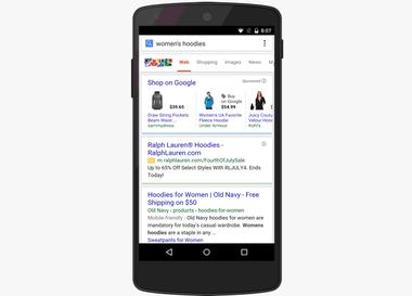  Google будет продавать товары прямо в мобильной поисковой выдаче