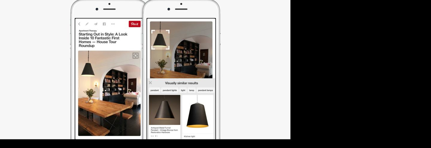 Pinterest запустил визуальный поисковик