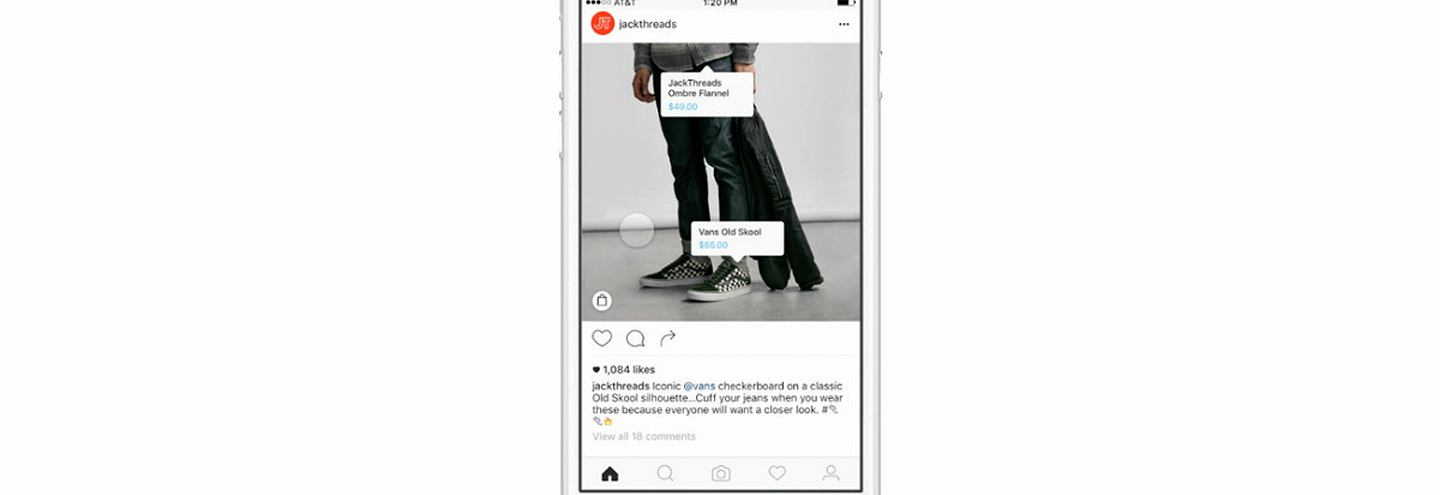 Instagram запускает шопинг-посты для брендов и ритейлеров