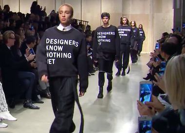 Видео: показ DKNY Осень/Зима 2016-2017